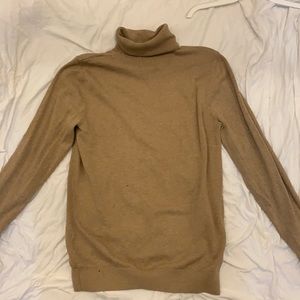 Taupe/Camel Turtleneck. Great for fall 🍁